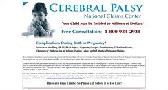 Desktop Screenshot of cerebral-palsy-center.org